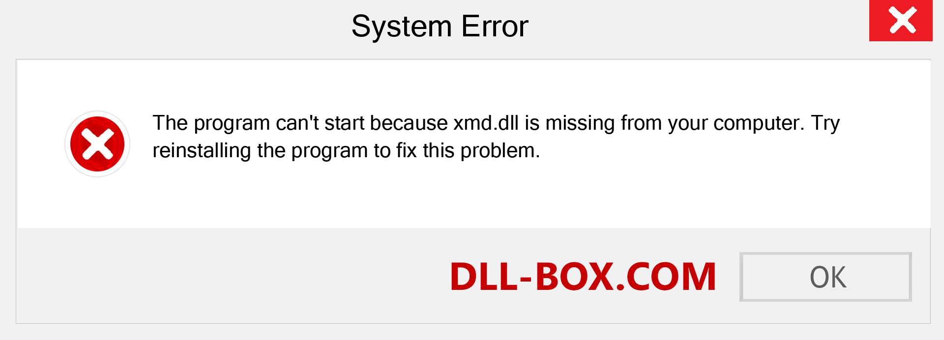  xmd.dll file is missing?. Download for Windows 7, 8, 10 - Fix  xmd dll Missing Error on Windows, photos, images